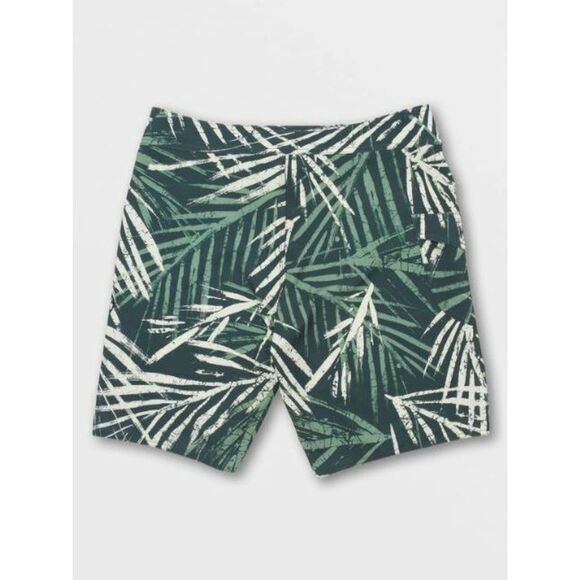 Volcom A0802200 Men's Sz 33 Cactus Green Manic 2 Boardshorts - Picture 2 of 2